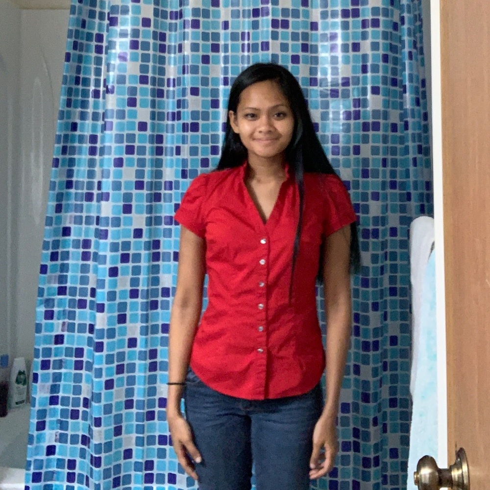 Express Red work shirt